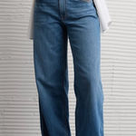 American Eagle Outfitters Stretch Low-Rise Baggy Wide-Leg Jeans Photo 0