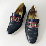 Gucci Vintage  Horsebit Loafers Driving Shoes Gold Hardware Classic 8 B Photo 0
