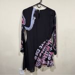 Desigual NWT  Women's Asymmetric short dress with letters size small long sleeve Photo 6