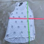 360 Cashmere 360 Sweater Tank S Womens Flip Flop Sandal Print Linen Sleeveless Top NEW Photo 5