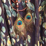 NWOT Cold Shoulder Kimono/Duster/Beach Coverup Blue S Photo 9