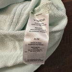 Vince . light seafoam blue long sleeve cotton cardigan size M Photo 6