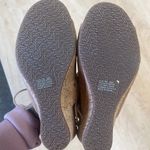 Abeo NWOB Lilia Tan Suede Cork Wedge Sandals Strappy Gladiator Sz 7 Brown Photo 7