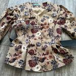 Antonio Melani brown floral blouse with belt Photo 6