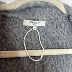FRNCH NWOT  Eyelash Knit Charcoal Gray Women's Cardigan Open Front S/M Photo 2