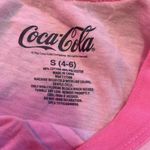 Coca-Cola  Short Sleeve Pink Tee Shirt and Shorts Small 4-6 Photo 2