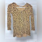 Billabong  Women’s Long Sleeve Leopard Print Casual Romper Photo 1