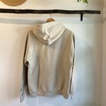 Keith Haring Graphic Multi Colored Print Hooded Pullover Sweatshirt Size Medium Tan Photo 9