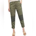 MOTHER The Army Racketeer Cargo Jeans Green Size 27 Photo 1