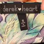 Derek Heart  Halter Top Tropical Green Small Vacation Resort Beachy Hawaiian Boho Photo 4