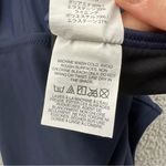 J.Crew Scalloped Plunge V Neck One Piece Swimsuit Navy Blue Women's Large Photo 5