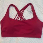 Lululemon FlexyFlex Strappy Yoga Bra | Size L/XL D-DDD | Raspberry Coulis | NWT Photo 1