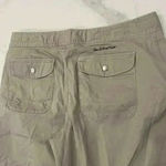 Walt Disney World Capri Pants Khaki Safari Belted Tie Hem Mickey Mouse Womens XL Photo 6