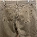 J.Jill Denim Authentic Fit Slim Ankle Jean Washed Olive Green (Sz 4) Photo 3