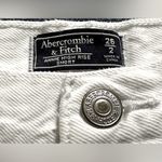 Abercrombie & Fitch Annie high rise white Jean shorts size 2/26 Photo 7