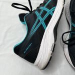 ASICS Womens Black Turquoise Gel Contend 5 Running Sneakers Size 8.5 Photo 6