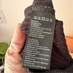 Urban Outfitters UO  Plunging Ribbed Knit Jumpsuit SIZE MEDIUM‎ ribbed wide leg Photo 6