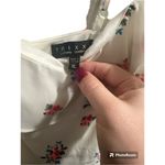 Trixxi ✨NWOT✨ Womens White floral Zippered Spaghetti Strap Square Neck Dress✨ Photo 4