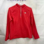The North Face  women's coral‎ soft fleece collared quarter zip jacket winter L Photo 0