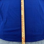 Duluth Trading Company Duluth Trading Shirt Navy Blue Cotton Short Sleeve Tee Hi Lo Size XXL Photo 4