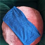 Decree  Royal Blue Lace Tube Top, size M Photo 1