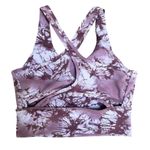 Boutique Purple tie dye crop top sports bra Photo 1