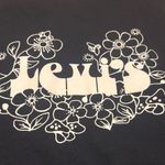 Levi's Vintage Sweater Womens Small Black Cropped Logo Pullover Ladies Size M Photo 2