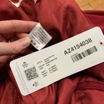 Azazie  Burgundy Maxi Dress Womens Size A20 Criss Cross‎ Formal Gown Bridesmaid Photo 7