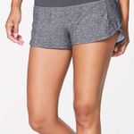 Lululemon Gray Speed Up Shorts  Photo 0