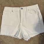 Francesca's White Denim Shorts Photo 0