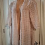 Torrid  Sz 0 Elegant Cream Women's Kimono Photo 3