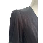 The Kooples  Black Star Print Wrap Dress Size 3 US Large Photo 5