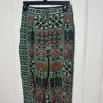 Farm Rio  Printed Pants Green Tropical XS Photo 5