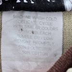 Bon Worth Tan Brown Safari Embroidered Long Sleeve Button Sweater XS Photo 5