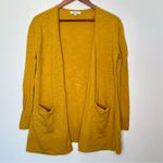 Madewell Summer Ryder Cardigan Sweater Golden Apple Yellow XS Cotton Blend G5474 Photo 1