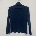 J.Crew Women XL Perfect Fit Turtleneck Pullover Navy Blue Collegiate Academia Photo 2
