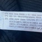 ZARA  Women's Black Rib Knit short Sleeve High Neck Stretch Cropped Sweater Top S Photo 3