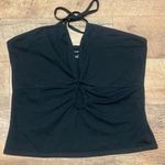 Anthropologie NWT Cotton Blend Tube Top W/ Ruching & Peek-a-boo Size XL Photo 1