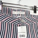 Cato Plus Size 22W Jeans Capri Cropped Blue White Red Striped Stretch Pocket 526 Photo 3
