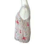 Skies Are Blue  White Floral Tank Size M Photo 2
