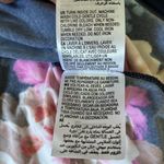 JM Collection  Women’s NAVY PINK ORANGE BEADED FLORAL Short sleeve top Large Photo 9