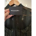 Pretty Little Thing  Khaki High Neck Lace Lined Sheer Mesh Midi Dress Size 10 Photo 6