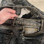 Thrill black white acid wash jeans size 9 Photo 3