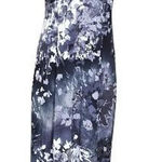 EXPRESS  Black and White Tie-Dye Halter Maxi Dress Resortwear Size Medium Photo 0