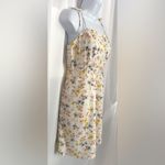 Old Navy Fit & Flare Tie-Strap Linen Blend Floral Mini Dress (636) Photo 4