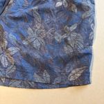 Columbia  Blue Floral Print Drawstring Waist Pockets Womens Medium‎ Photo 5