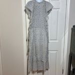 Ulla Johnson  Anja Ruffle Dress Porcelain Floral Print Ruffle Sleeve Dress size 4 Photo 6