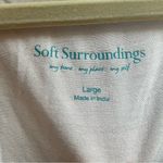 Soft Surroundings 2-pc white rosette lace crotchet embroidery boho top Large Photo 5