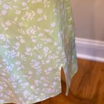 Garage Green Slip Dress White Floral M Mini Photo 6
