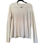 Marine layer  L Tulip Back White Tee Long Sleeve classic Photo 0